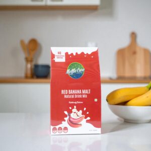 Red Banana Malt Natural Drink Mix | 250 Gm Pack